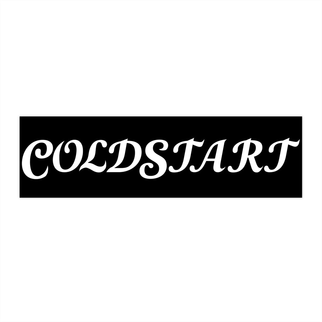 COLDSTART Bumper Sticker